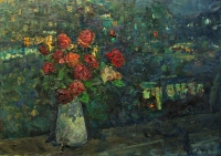 Об одной картине художника Владимира Гремитских. Розы, Масловка, трамвай…  