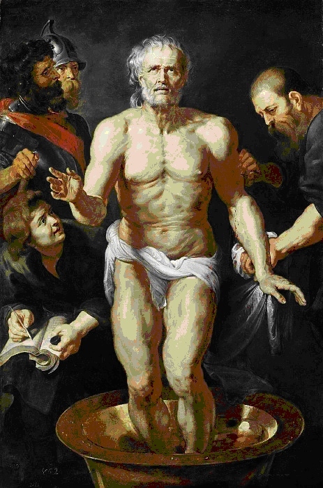 П.П. Рубенс «Смерть Сенеки» 1612 – 1615 гг, 181x119,8 см, холст, масло Старая пинакотека, Мюнхен. 