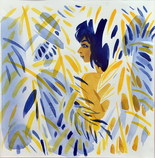 Иллюстрация Мая Митурича к «Маугли» Р. Киплинга