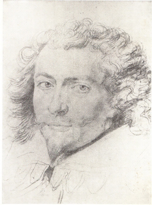 П. П. Рубенс. Портрет герцога Бэкингемского. Рисунок. 1625 г. Альбертина. Вена. (Репродукция из журнала «Художник»)