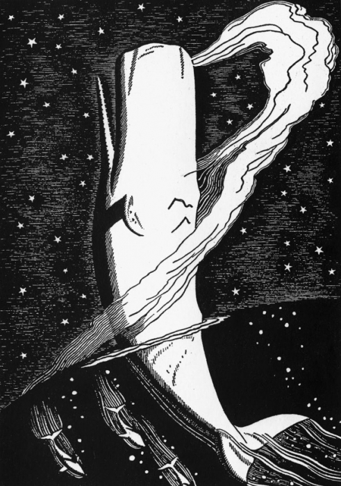 Рокуэлл Кент. Иллюстрация к роману Германа Мельвила «Моби Дик, или Белый кит».