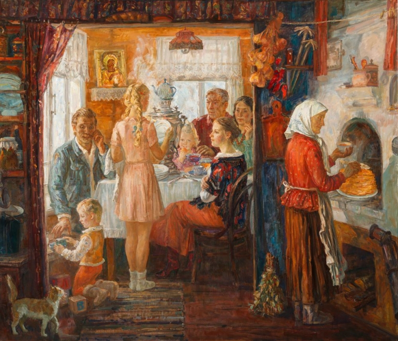 Леднев Валерий Александрович  «В родном доме»  1980 г.