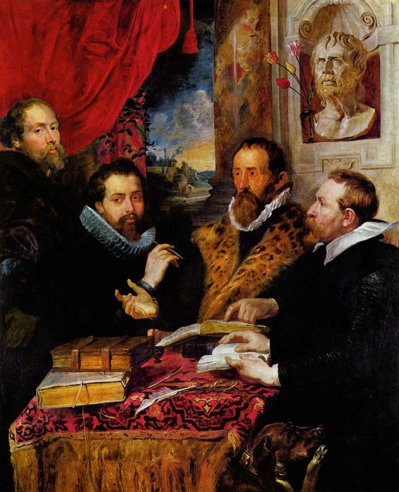 П.П. Рубенс «Четыре философа» (Филип Рубенс 2-й слева). Флоренция, галерея Питти.